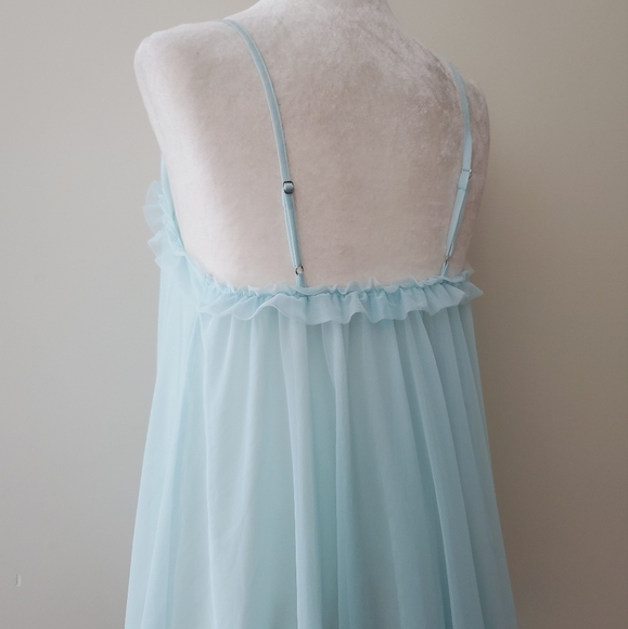 Betsey Johnson Tricot Ruffle Hem Slip Dress - Picture 8 of 15